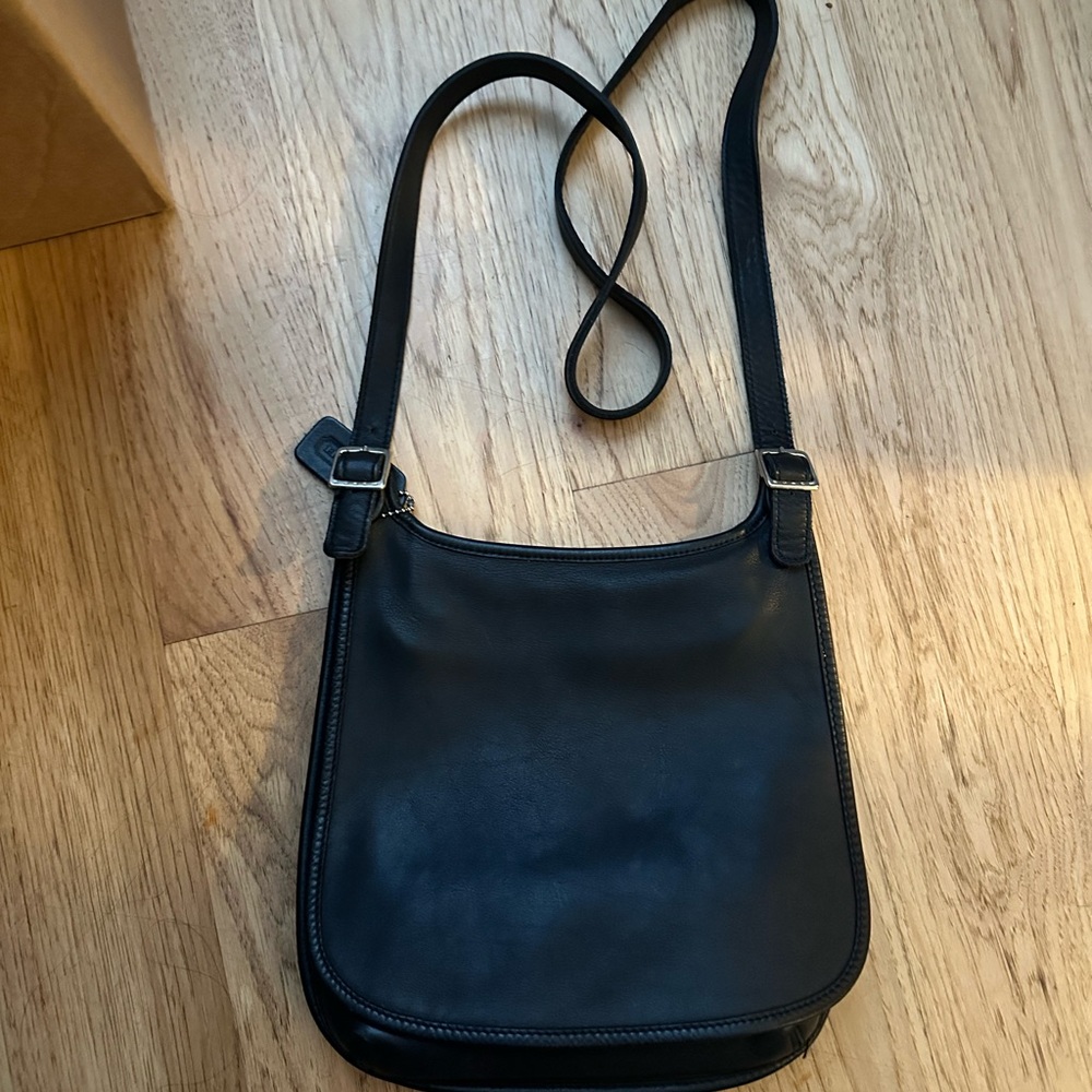 Vintage Coach hippie flap bag